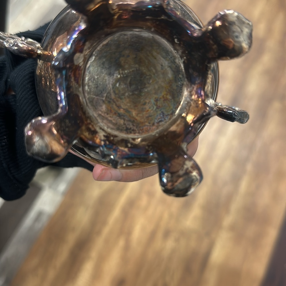 Sherwin Silver on Copper Tea Set - Picture 2 of 2